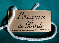 Plaque originale provenant d'un billard bodo